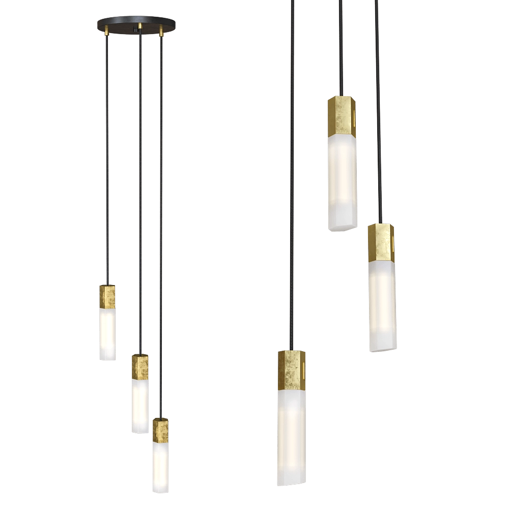 Tala – Pendant lamp Basalt Triple 3D Model