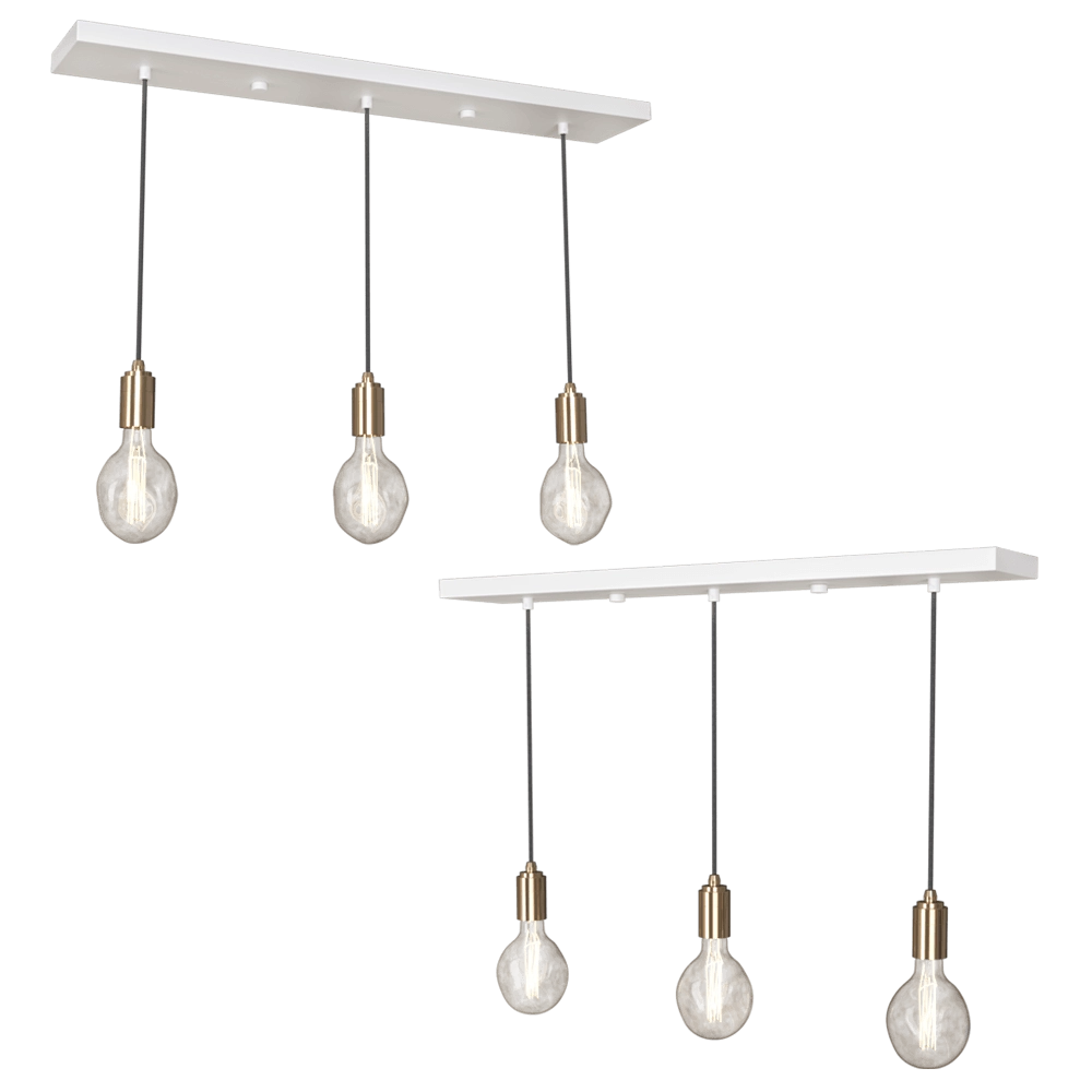 Tala – Pendant lamp Triple Sphere IV 3D Model