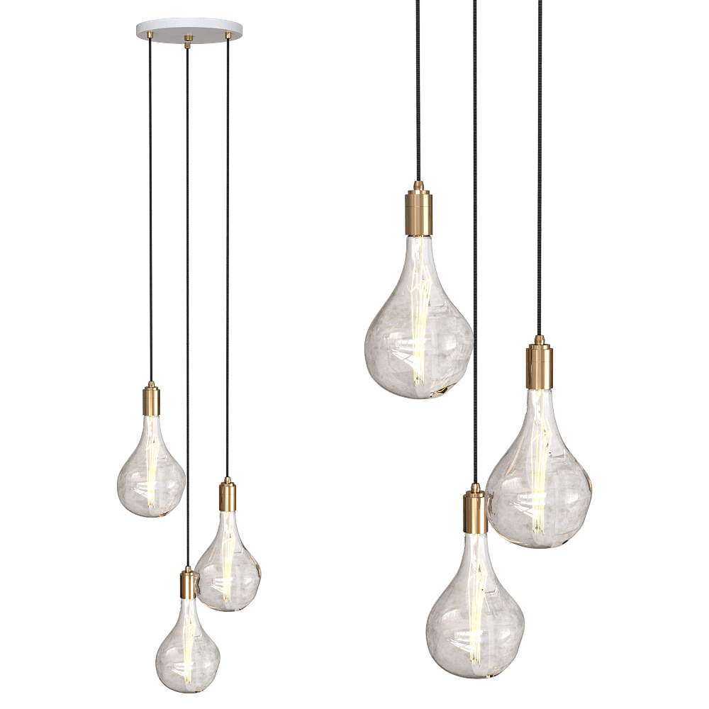 Tala – Pendant lamp Triple Voronoi III 3D Model