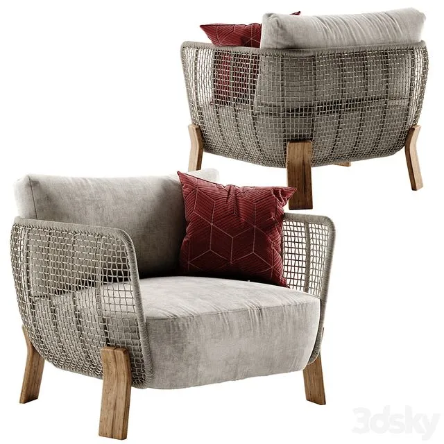 Talenti argo armchair 3D Model