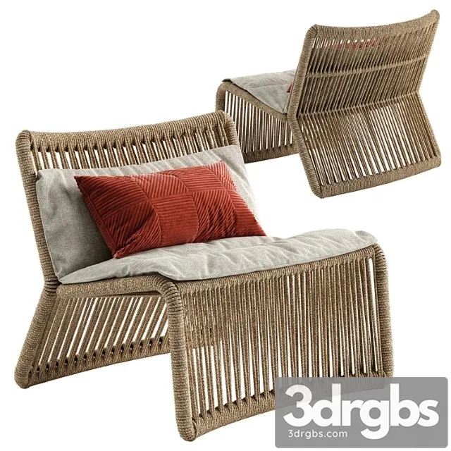 Talenti cliff armchair 3D Model Download Talenti cliff armchair 3D Model Download