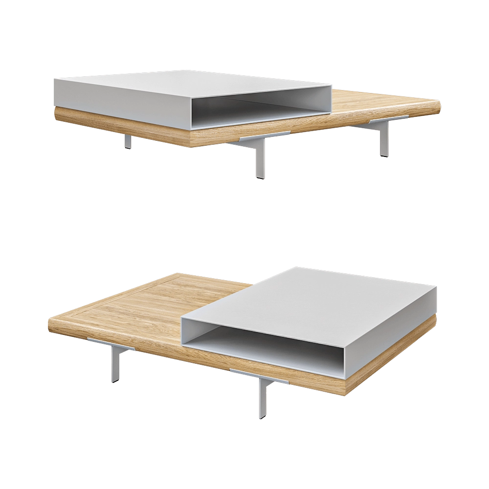 Talenti – Coffee table with shelf Allure 3D Model Talenti – Coffee table with shelf Allure 3D Model