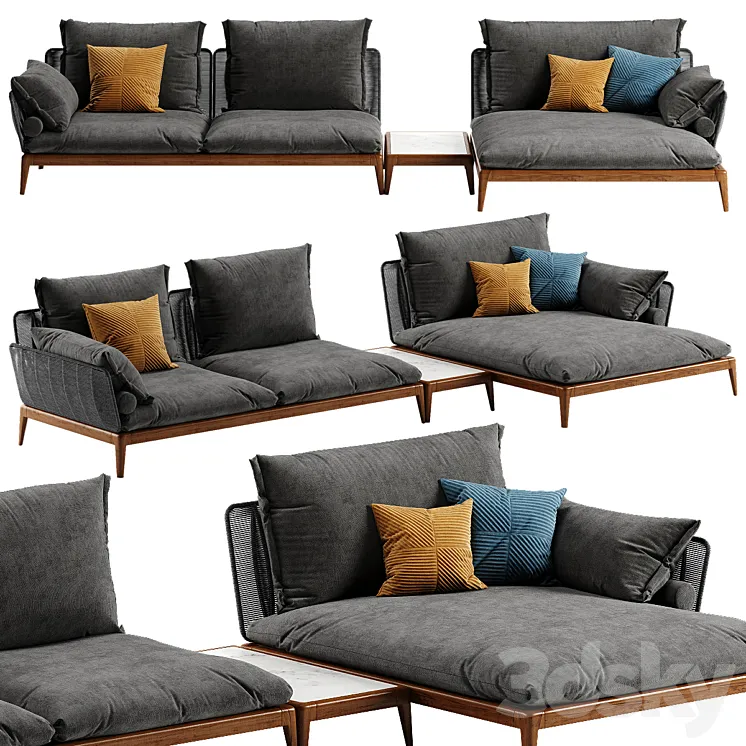 Talenti Cruise sofa 3 3D Model Free Download Talenti Cruise sofa 3 3D Model Free Download