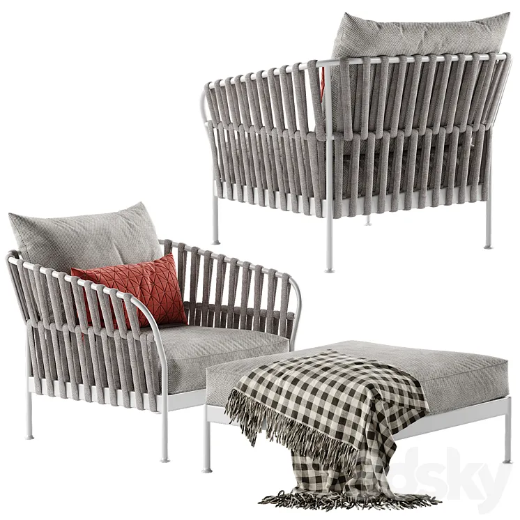 Talenti frame armchair 3D Model Free Download