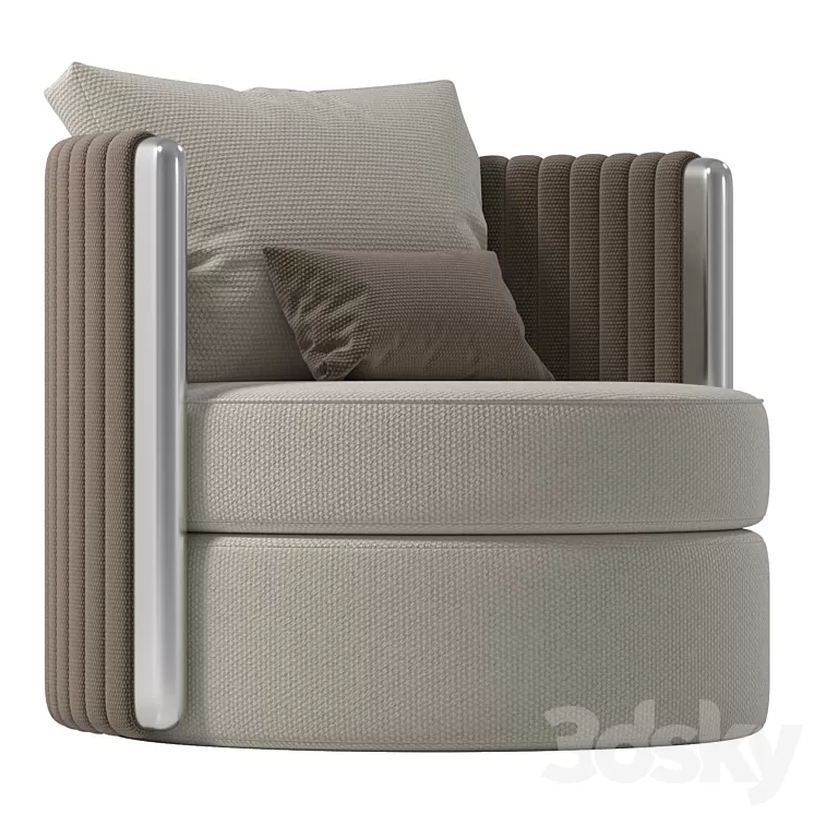 Talenti-poltrona George 3D Model Free Download