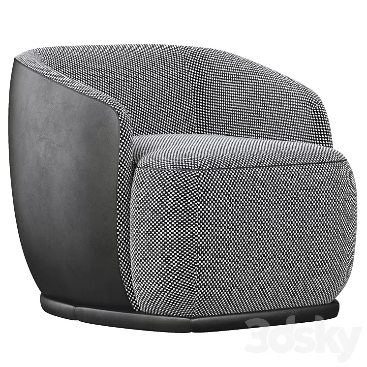 Tamino armchair 3D Model Tamino armchair 3D Model