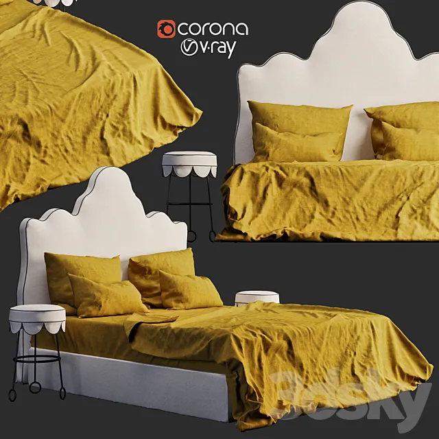 Tamsin johnson bed 3DModel Tamsin johnson bed 3DModel