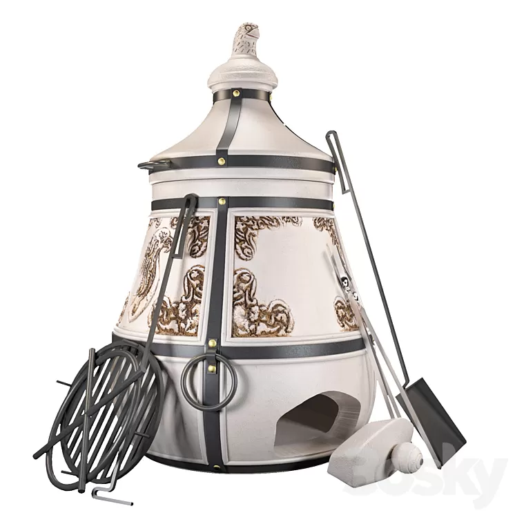 Tandyr "Steppe" / The steppe tandoor 3D Model Tandyr "Steppe" / The steppe tandoor 3D Model