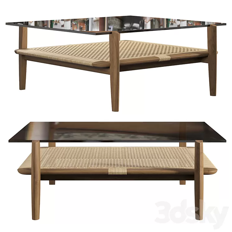 Tangali Coffee Table 3D Model Free Download