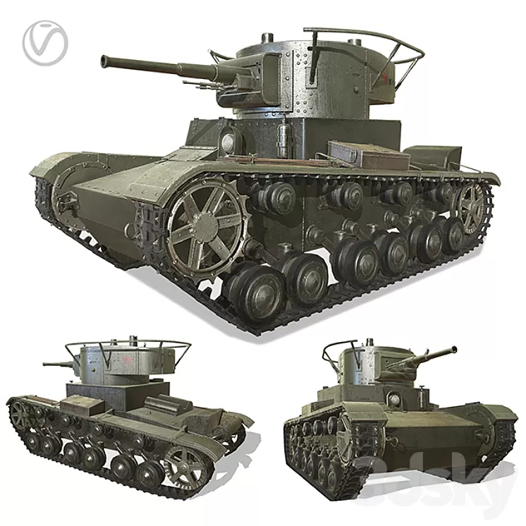 Tank 3D Model