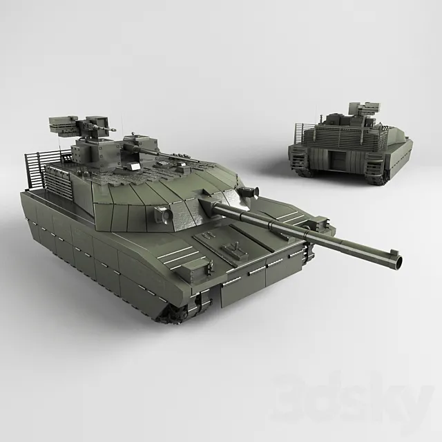 Tank T-100 3DModel Tank T-100 3DModel