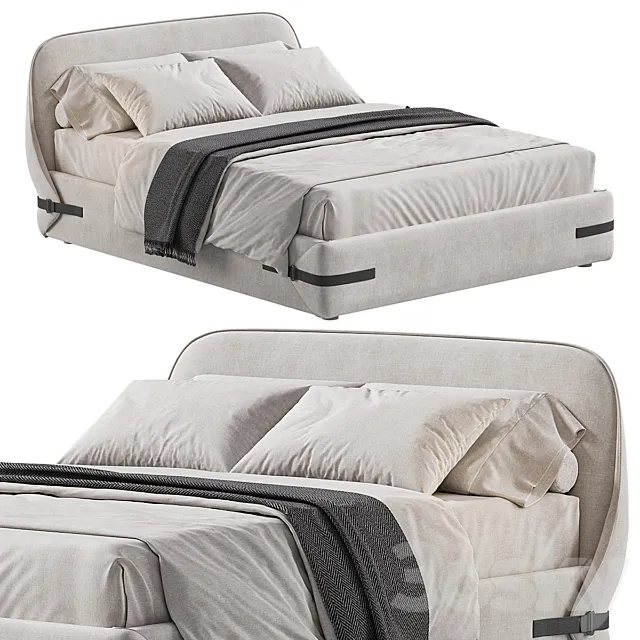 Tape bed by Novamobili 3D Model Tape bed by Novamobili 3D Model