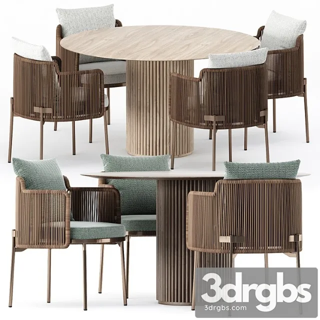 Tape Cord Chair By Minotti And Palais Royal By Asplund 3D Model Download