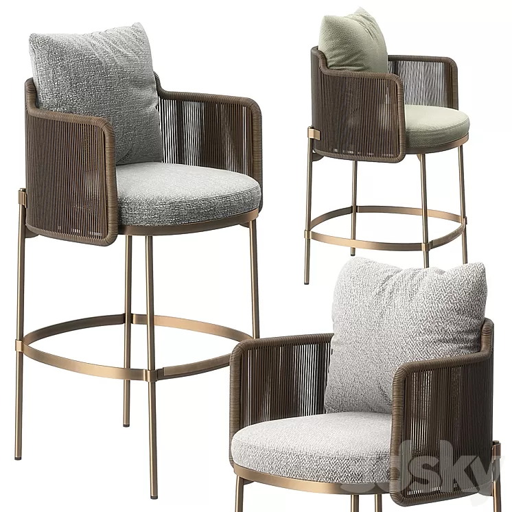 “Tape “”Cord”” Outdoor Stool” 3D Model “Tape “”Cord”” Outdoor Stool” 3D Model