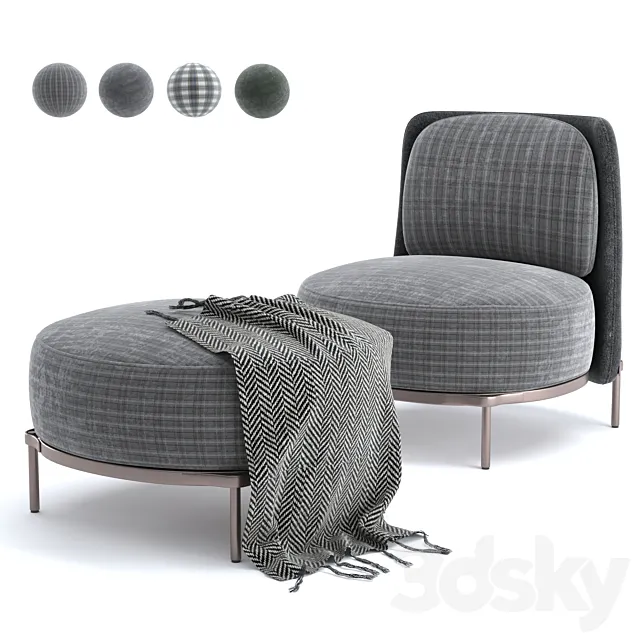 TAPE minotti vol 02 3D Model TAPE minotti vol 02 3D Model