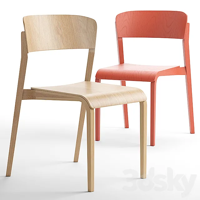Tapered Chair 3D Model Tapered Chair 3D Model