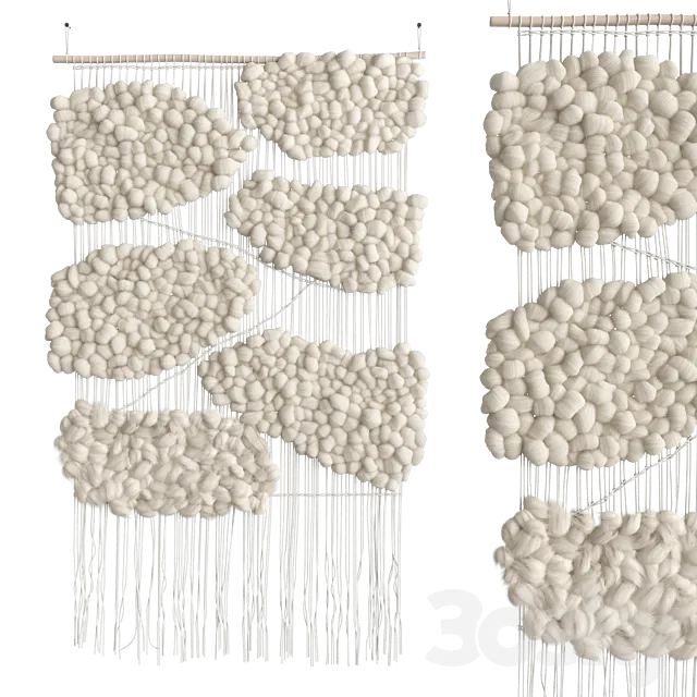 Tapestry Cloud by Helen Loom 3D Model Tapestry Cloud by Helen Loom 3D Model