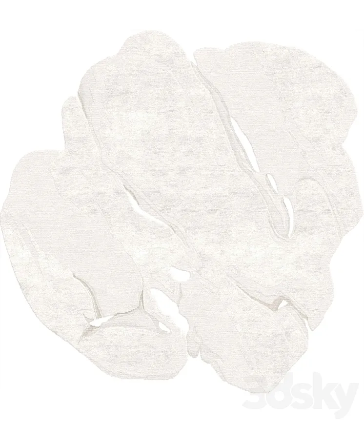 TAPIS ROUGE. RUG BIANCO 3D Model Free Download