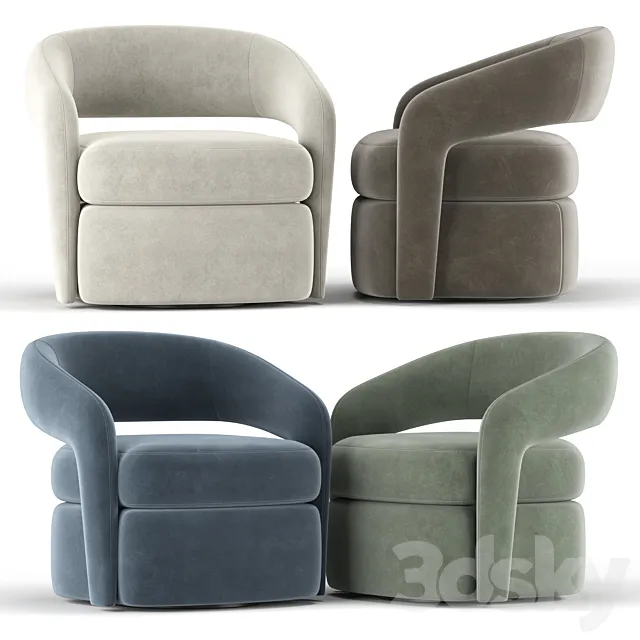 Targa Swivel Chair 3DModel