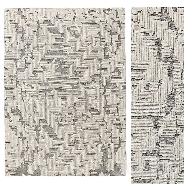 TARIK HAND-KNOTTED WOOL RUG 3D Model