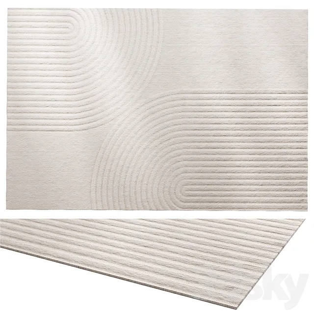 Taro rug from Benuta 3D Model Taro rug from Benuta 3D Model