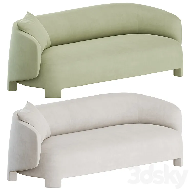 Taru 3 Seater Sofa by Ligne Roset 3D Model Free Download