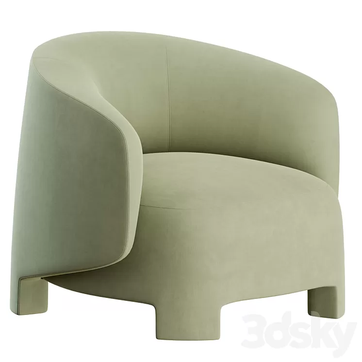 Taru armchair by ligne roset 3D Model Taru armchair by ligne roset 3D Model