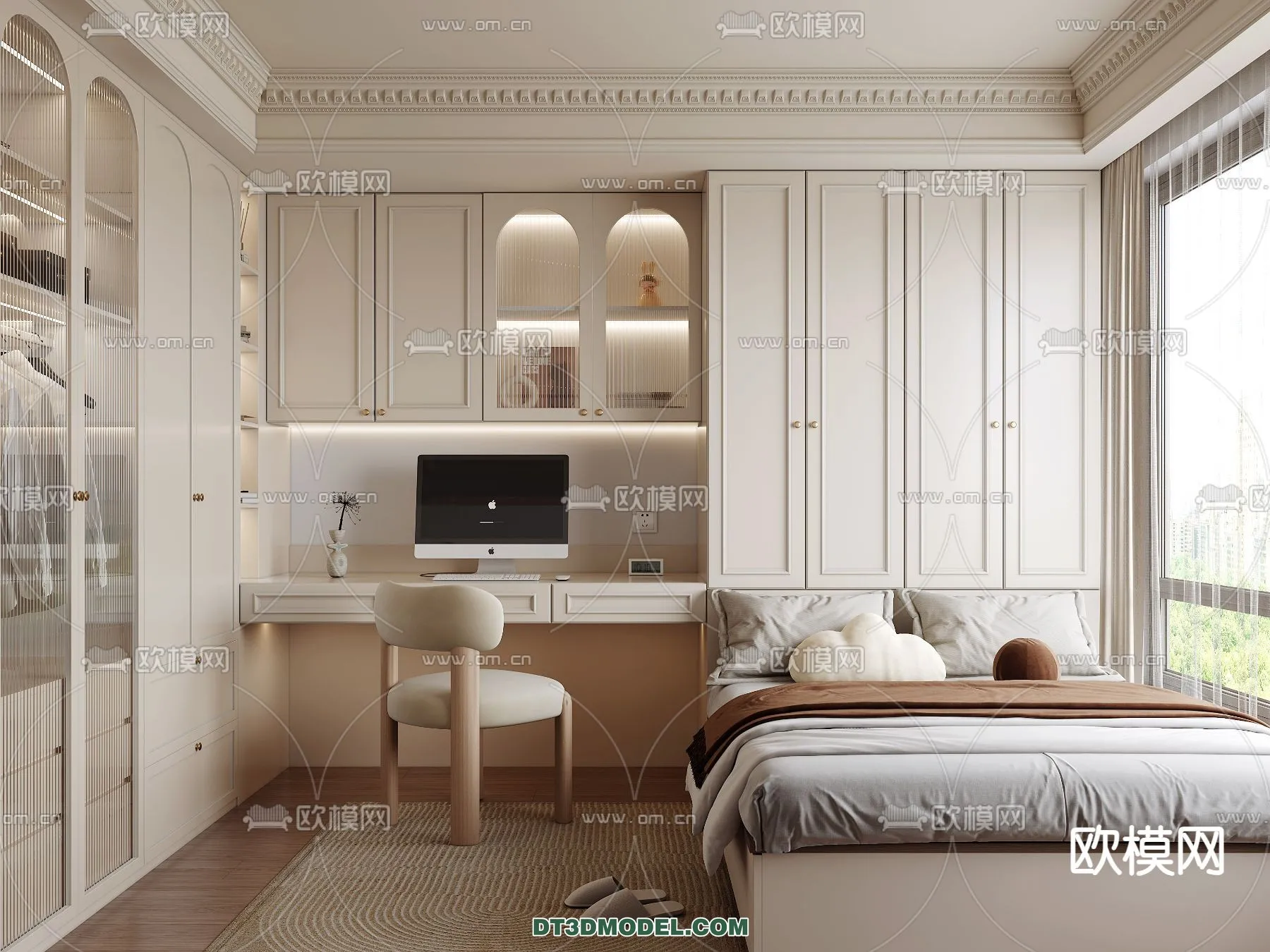 Tatami Bedroom – Japan Bedroom – 3D Scene – 018