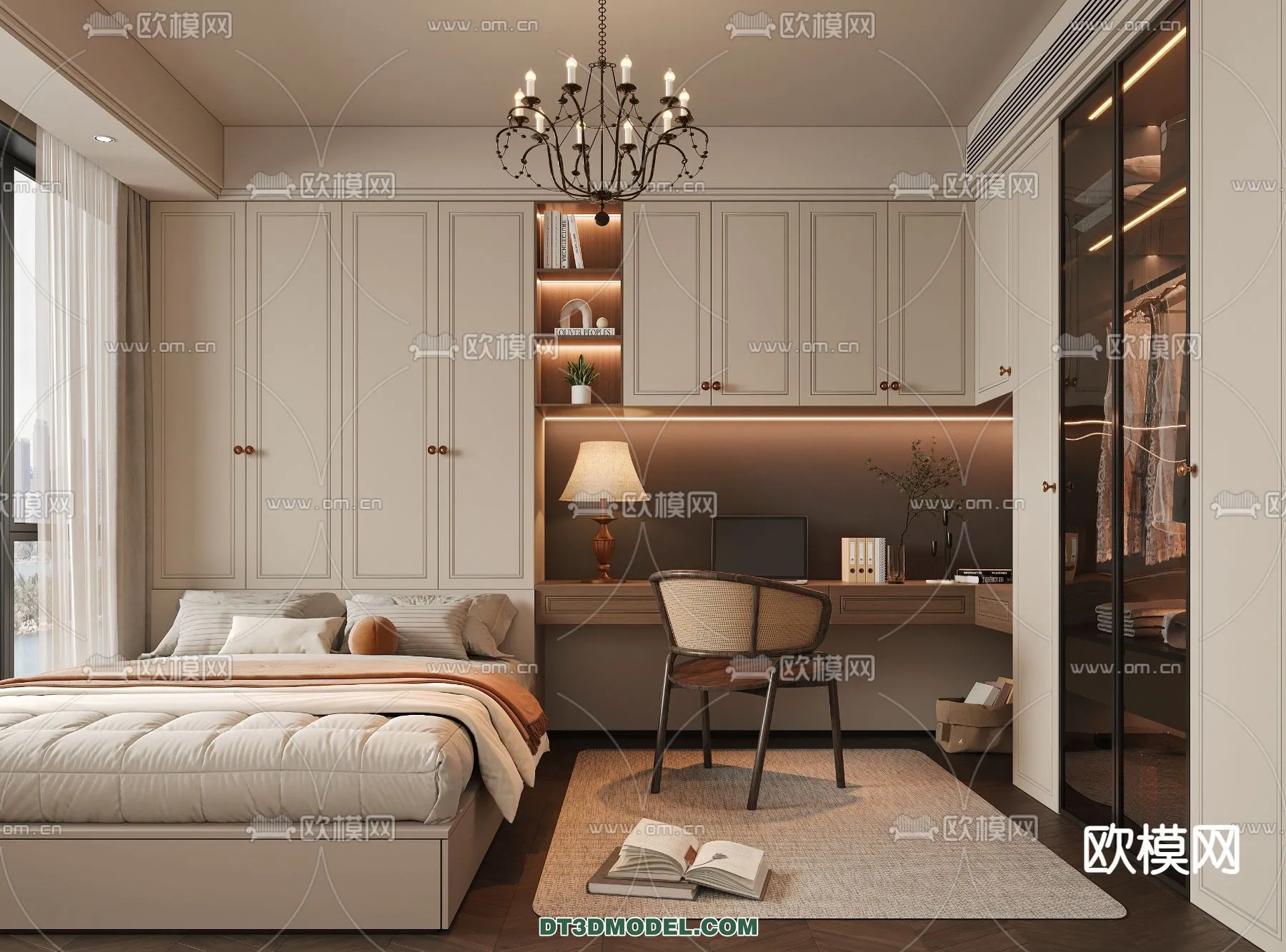 Tatami Bedroom – Japan Bedroom – 3D Scene – 062