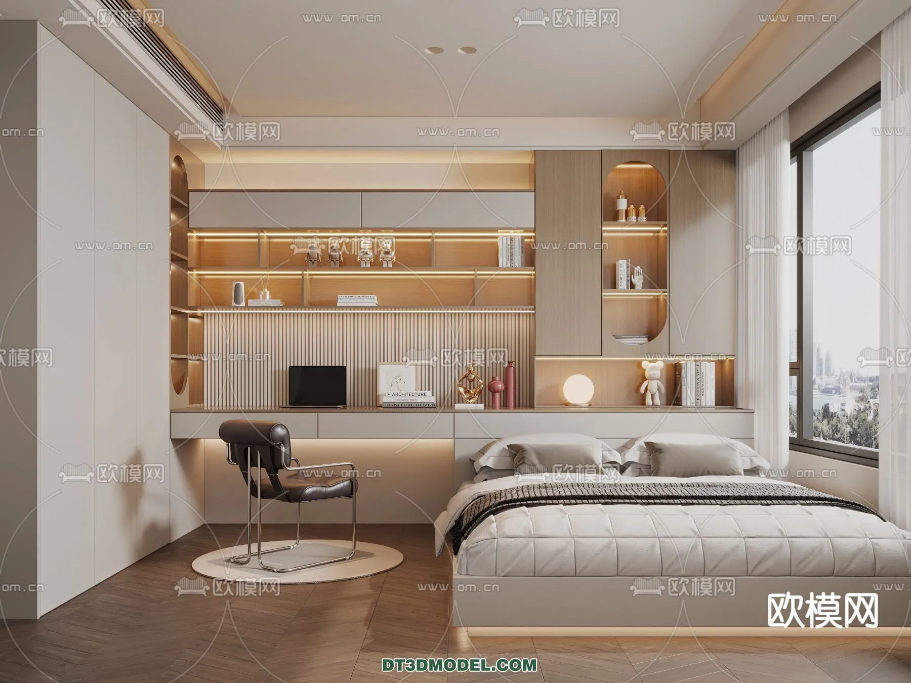 Tatami Bedroom – Japan Bedroom – 3D Scene – 065