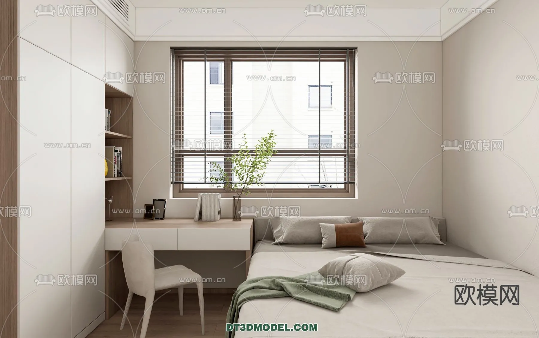 Tatami Bedroom – Japan Bedroom – 3D Scene – 072