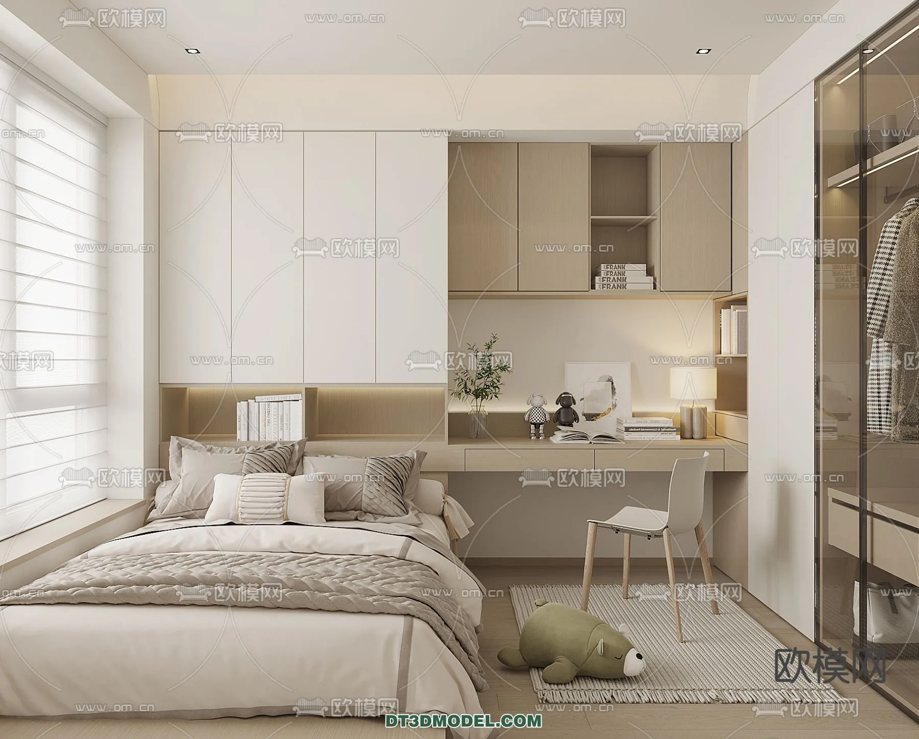 Tatami Bedroom – Japan Bedroom – 3D Scene – 084