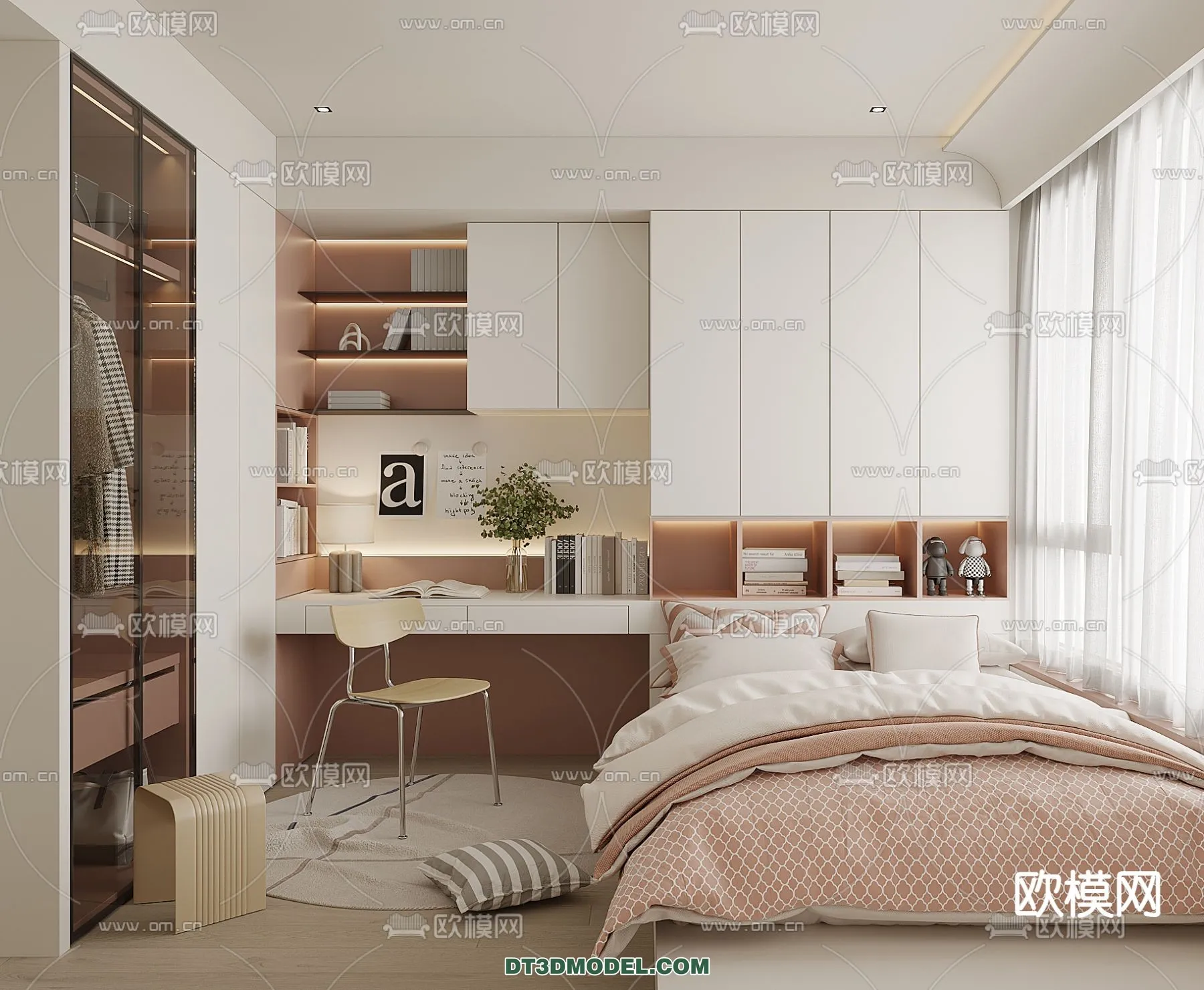 Tatami Bedroom – Japan Bedroom – 3D Scene – 085