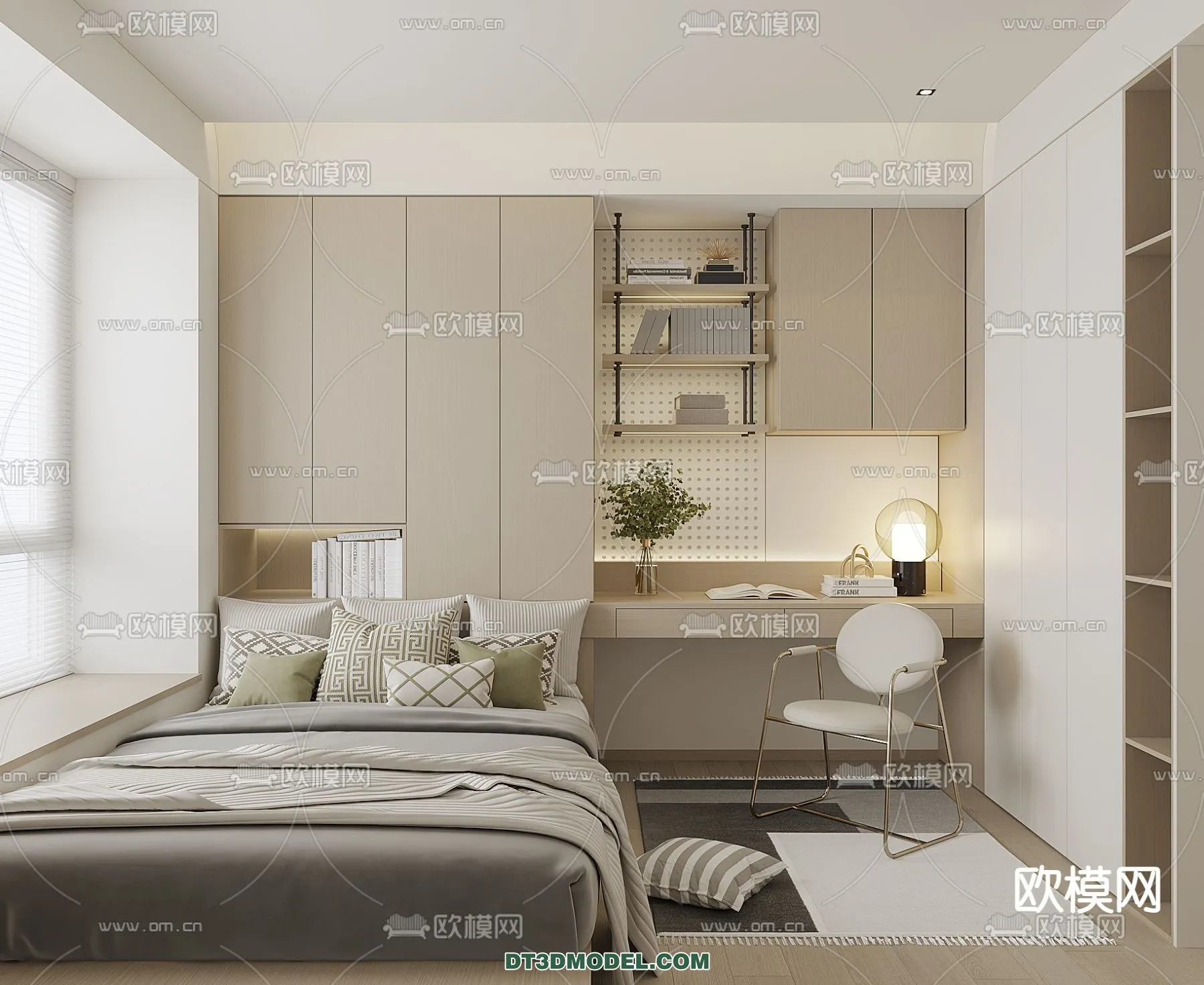 Tatami Bedroom – Japan Bedroom – 3D Scene – 086