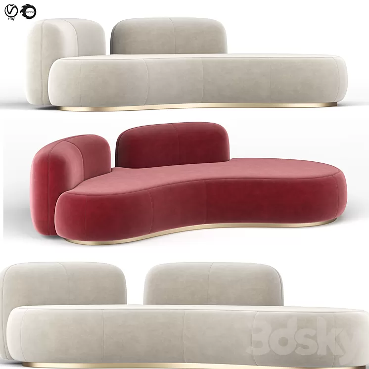 Tateyama Sofa 3D Model