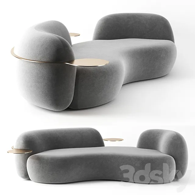 Tateyama sofa by Secolo 3DModel