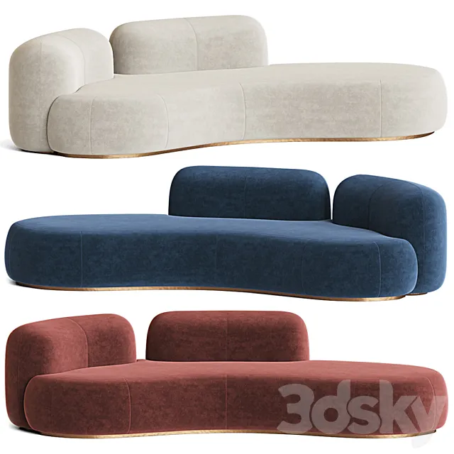 Tateyama XL Sofa Secolo 3D Model Tateyama XL Sofa Secolo 3D Model