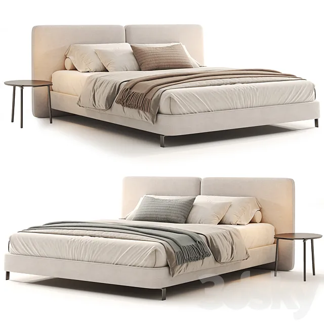 Tatlin Bed By Minotti 3D Model