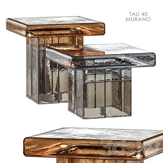TAU 40 MURANO coffee table 3D Model TAU 40 MURANO coffee table 3D Model