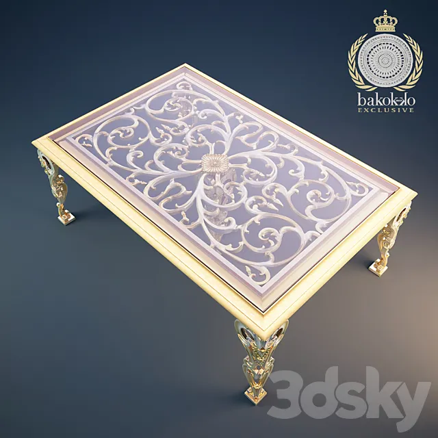 Tavolo Table Bakokko 3D Model