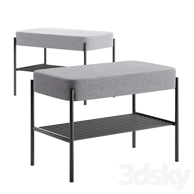 Taxta bench 3DModel Taxta bench 3DModel