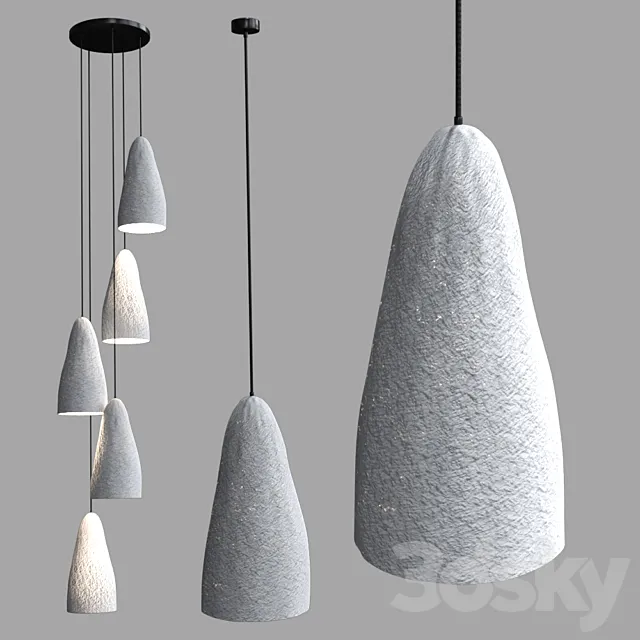 Tayga Design Papie pendant lamp 3D Model Tayga Design Papie pendant lamp 3D Model