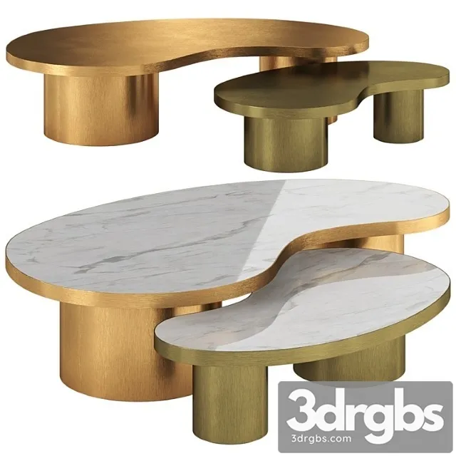 Tb Mensa Ginger Brown Coffee Table 3D Model Download