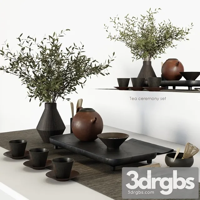 Tea Ceremony Set 3D Model Download