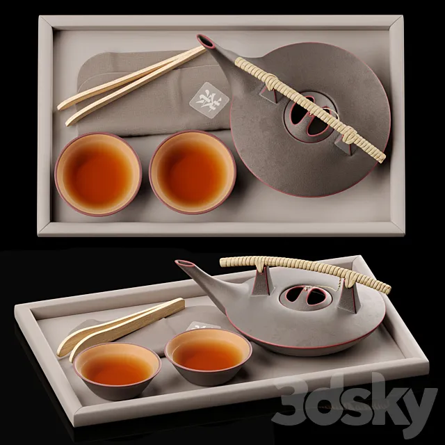 Tea Ceremony Set 3DModel