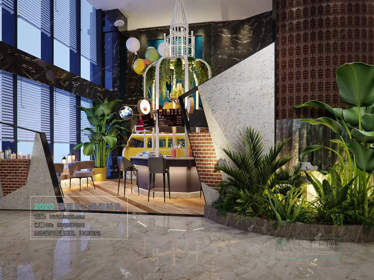 TEA HOUSE – HOTEL – 3D MODELS – 020