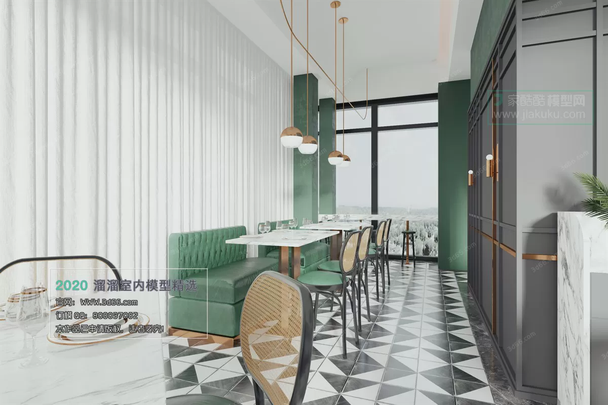 TEA HOUSE – HOTEL – 3D MODELS – 024