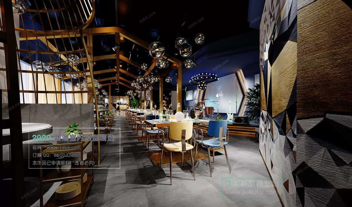 TEA HOUSE – HOTEL – 3D MODELS – 026