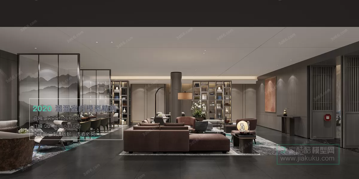 TEA HOUSE – HOTEL – 3D MODELS – 031