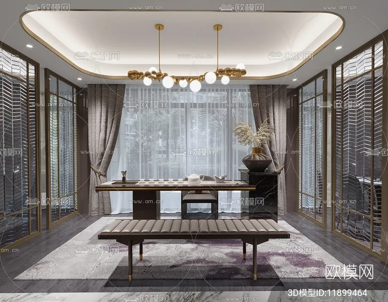 TEA ROOM – 3D Model For Interior Design – 10918 TEA ROOM – 3D Model For Interior Design – 10918